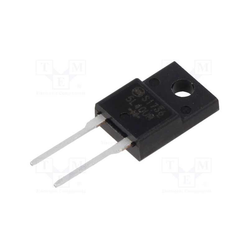 10 pcs : SF5L40UM-5600 - Diode: rectifying, THT, 400V, 5A, Ifsm: 100A, FTO-220AG (SC91), 30ns