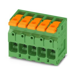 25 pcs - Phoenix Contact PCB Terminal Block, 4-Contact, 10mm Pitch, Through Hole Mount, 1-Row