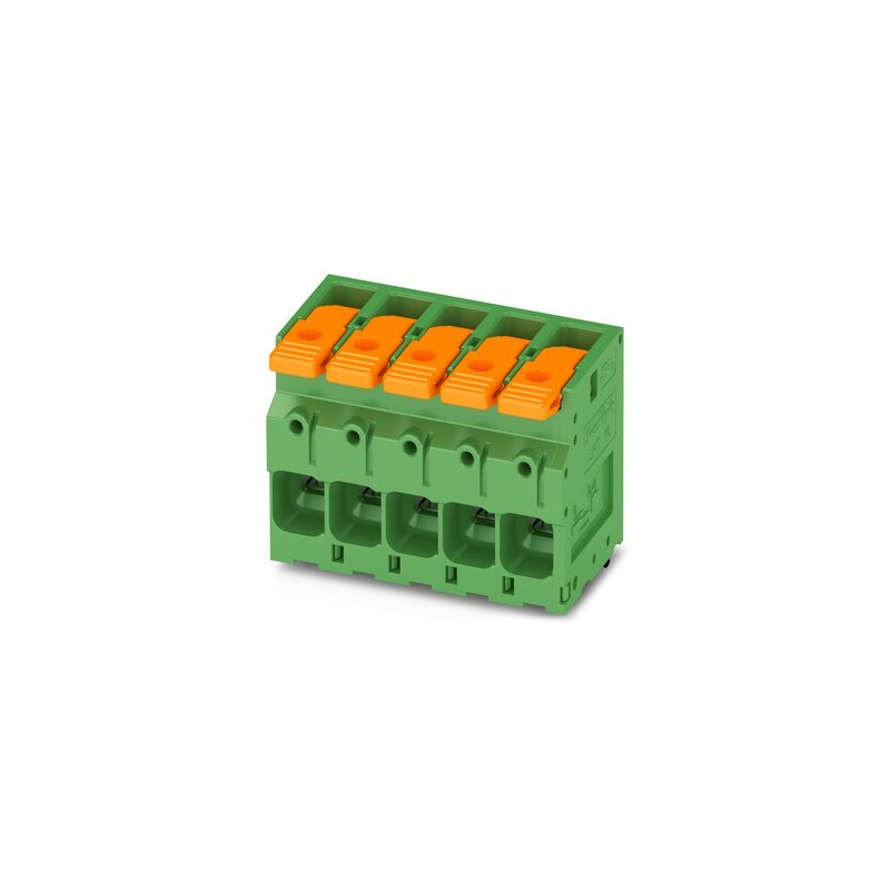 25 pcs - Phoenix Contact PCB Terminal Block, 4-Contact, 10mm Pitch, Through Hole Mount, 1-Row