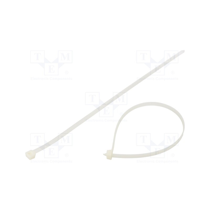 200 pcs : BMB4390 - Cable tie, L: 430mm, W: 9mm, polyamide, 800N, natural, Ømax: 130.5mm