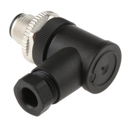 1 pcs - Binder 713 Series M12 Cable Mount Connector, 4 contacts Plug