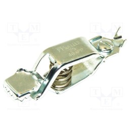 10 pcs : BU-25 - Crocodile clip, 40A, Grip capac: max.19mm, Overall len: 76mm