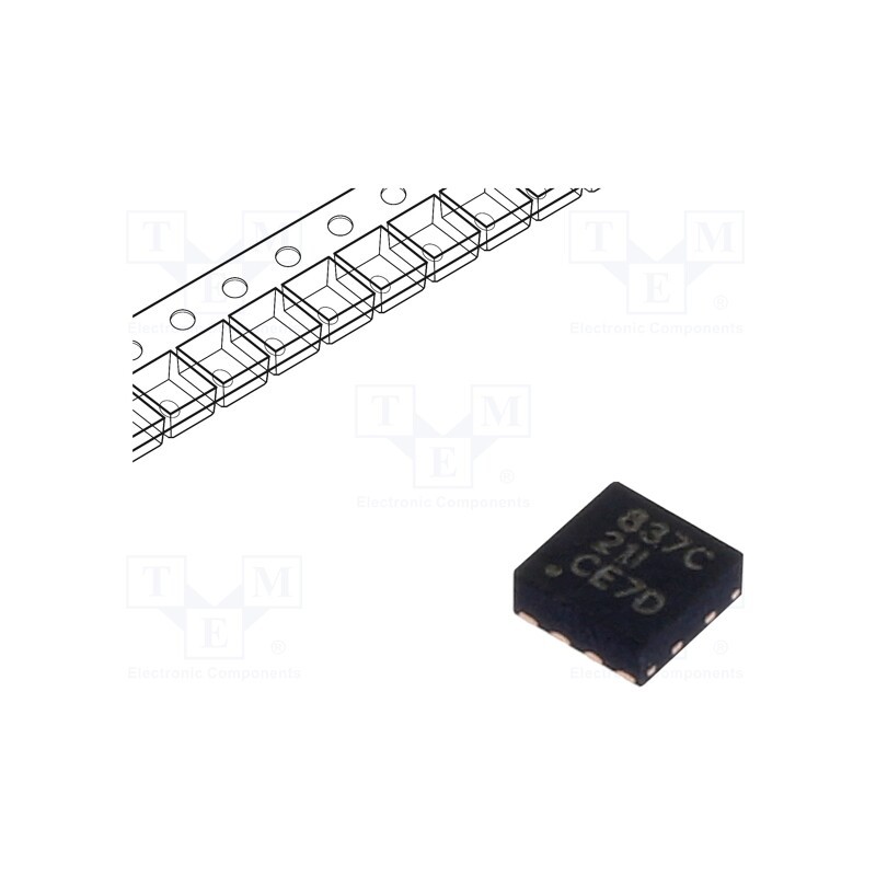 10 pcs : DRV8837CDSGR - IC: driver, H-bridge, brush motor controller, WSON8, 0÷1.5A, Ch: 1