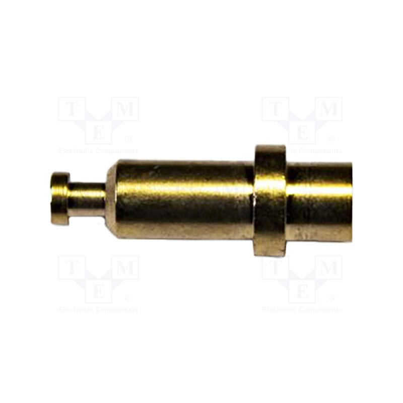 10 pcs : BU-P3277 - Socket, 3mm banana, 5A, 1.5kVDC, gold-plated, on panel