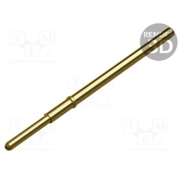 10 pcs : 31.05.13.15 - Test needle, Operational spring compression: 3.3mm, 3A,4A, 1.5N