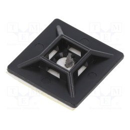 200 pcs : BMN0902 - Holder, self-adhesive, polyamide, UL94V-2, black, Tie width: 4.8mm