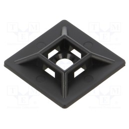 200 pcs : BMN0903 - Holder, screw, polyamide, UL94V-2, black, Tie width: 4.8mm, L: 28mm