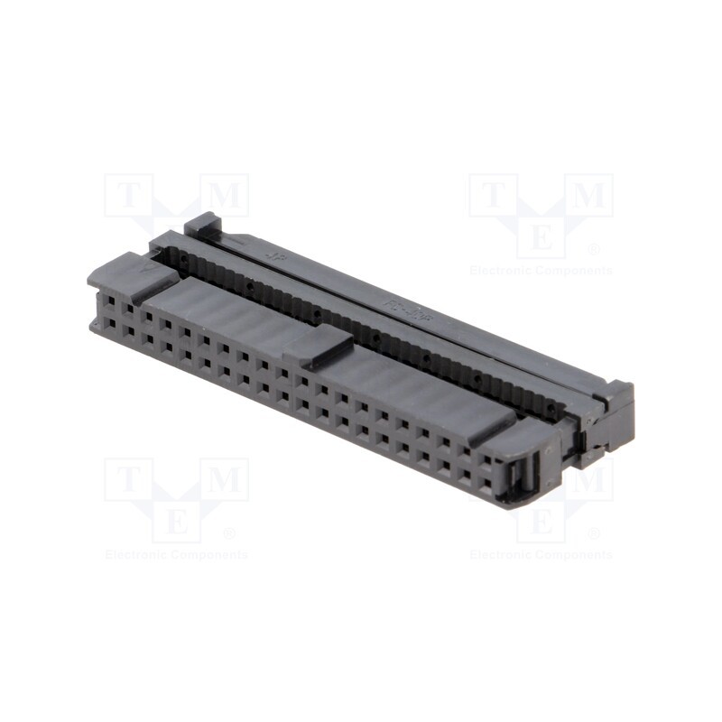 10 pcs : T812140A101CEU - Plug, IDC, female, PIN: 40, with cable clamp, IDC, for ribbon cable