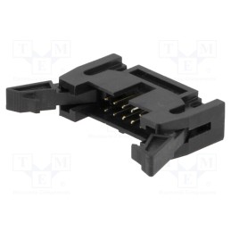 10 pcs : T816110A1S102CEU - Socket, IDC, male, PIN: 10, straight, with ejector, THT, 2.54mm