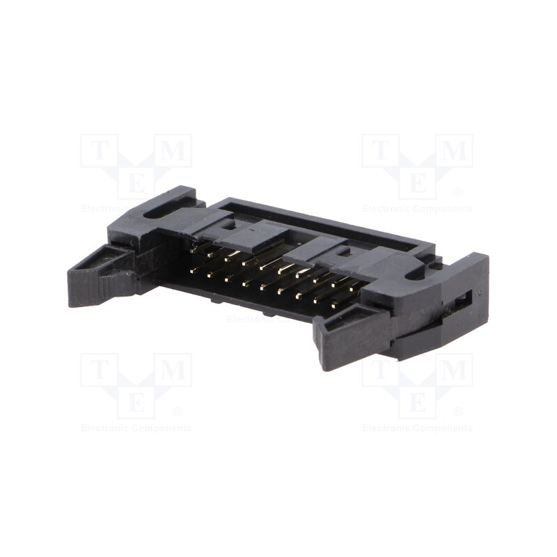 10 pcs : T816120A1S102CEU - Socket, IDC, male, PIN: 20, straight, with ejector, THT, 2.54mm