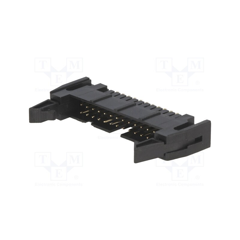 10 pcs : T816126A1S102CEU - Socket, IDC, male, PIN: 26, straight, with ejector, THT, 2.54mm
