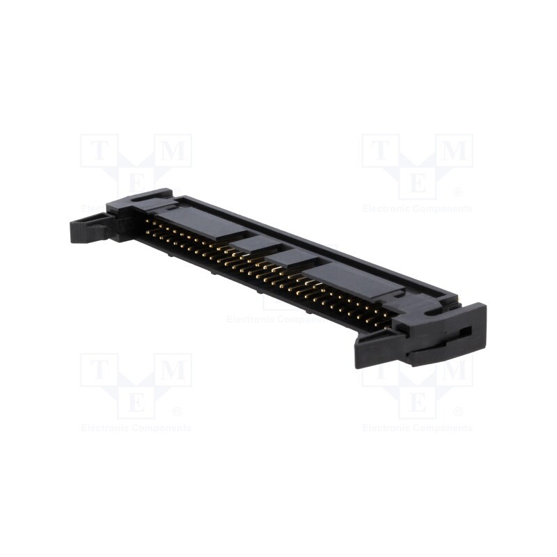 10 pcs : T816164A1S102CEU - Socket, IDC, male, PIN: 64, straight, with ejector, THT, 2.54mm