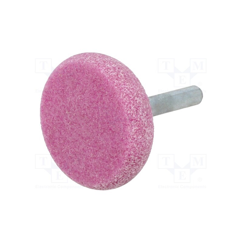 10 pcs : MG.003 - Grindingstone, Ø: 40mm, Ø: 6mm, Tip mat: aluminium oxide