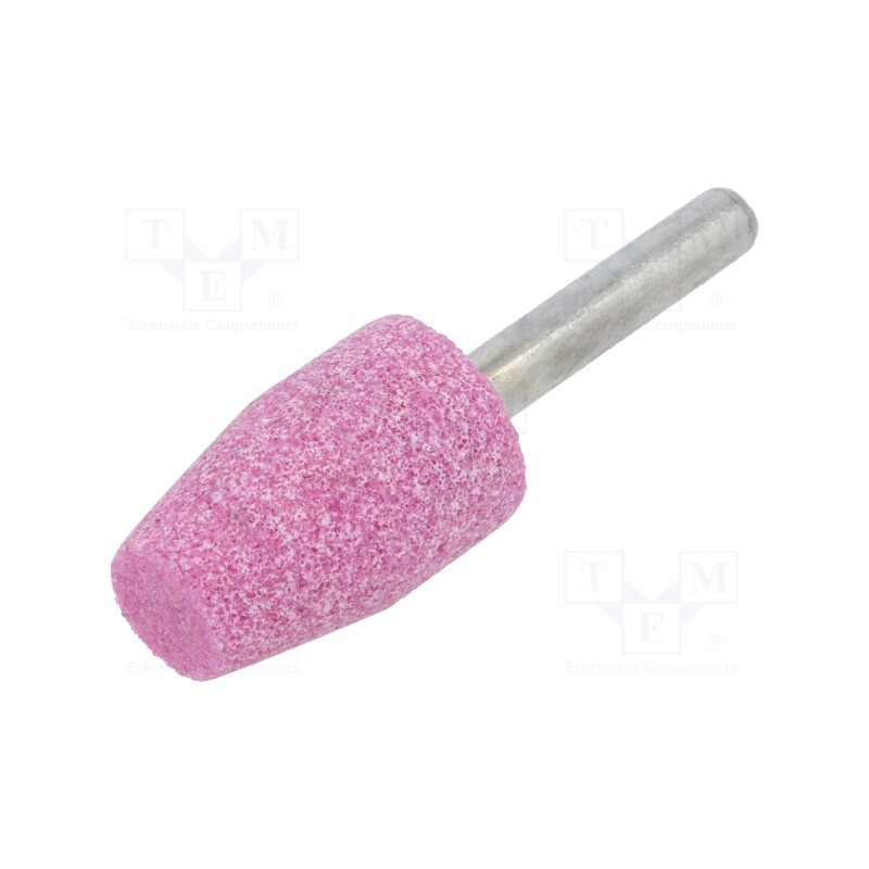10 pcs : MC.009 - Grindingstone, Ø: 20mm, Ø: 6mm, Tip mat: aluminium oxide