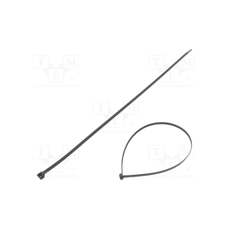 200 pcs : BMN5476 - Cable tie, L: 540mm, W: 7.6mm, polyamide, 550N, black, Ømax: 159mm