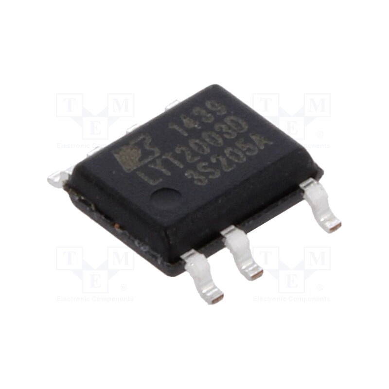 10 pcs : LYT2003D - IC: PMIC, AC/DC switcher,LED driver, 90÷308V, Ubr: 725V, SO-8C