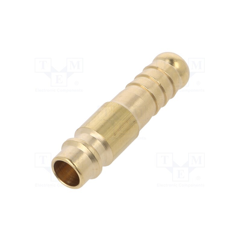10 pcs : 901025967 - Plug-in nozzle EURO, with bushing, brass, Connection: 9mm