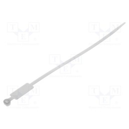 200 pcs : BMT12248 - Cable tie, with label, L: 220mm, W: 4.8mm, polyamide, 220N, natural