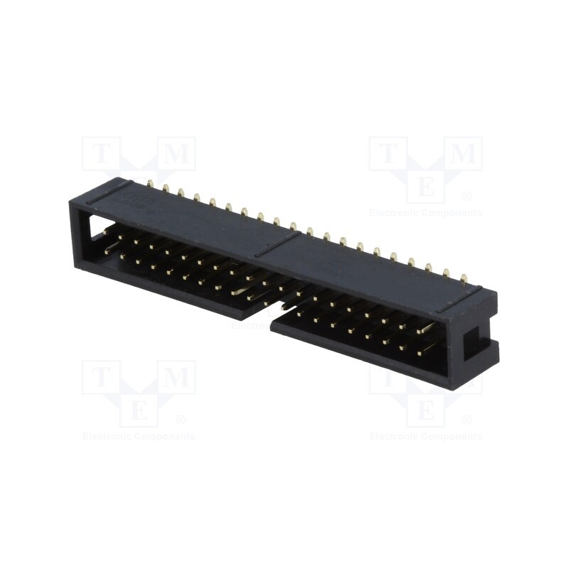 10 pcs : T821M140A1S100CEU-B - Socket, IDC, male, PIN: 40, vertical, SMT, gold flash, 2.54mm