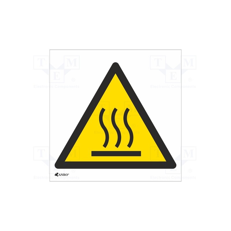 20 pcs : IW/017/C/F - Safety sign, warning, self-adhesive folie, W: 200mm, H: 300mm