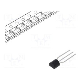 50 pcs : SS8550DTA - Transistor: PNP, bipolar, 25V, 1.5A, 1W, TO92