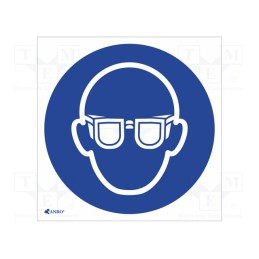 20 pcs : IM/004/C/F - Safety sign, regulatory, self-adhesive folie, W: 200mm, H: 200mm