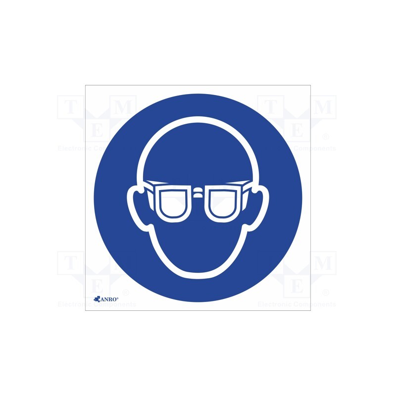 20 pcs : IM/004/C/F - Safety sign, regulatory, self-adhesive folie, W: 200mm, H: 200mm