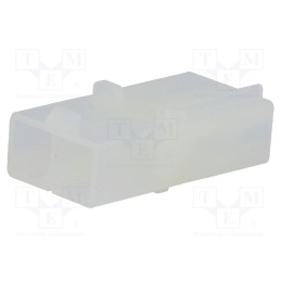 20 pcs : TAMIYA-M - Plug, wire-wire, male, w/o contacts, 6.2mm