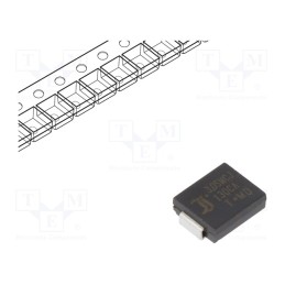 10 pcs : 3.0SMCJ130CA - Diode: TVS, 3kW, 144÷160V, 14.3A, bidirectional, ±5%, SMC,