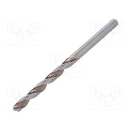 10 pcs : 18400420100 - Drill bit, for metal, Ø: 4.2mm, L: 75mm, Working part len: 43mm