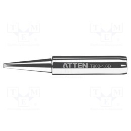 10 pcs : T900-1.6D - Tip, chisel, 1.6x0.5mm, AT-937A,AT-980E,ST-2065D