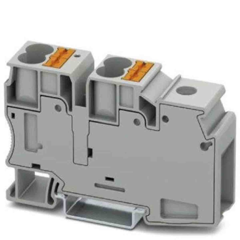 25 pcs - Phoenix Contact Distribution Block, 5 Way, 10 - 35mm², 101A, 1000 V, Grey