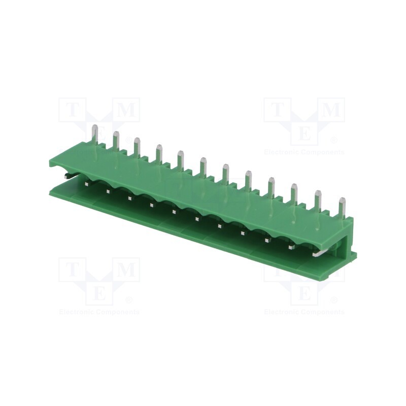 10 pcs : TBG-5-KB-12P/GN - Pluggable terminal block, Contacts ph: 5.08mm, ways: 12, socket
