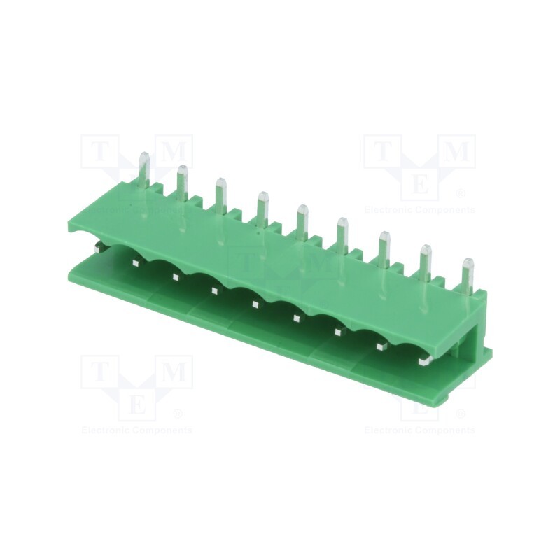 10 pcs : TBG-5-KB-9P/GN - Pluggable terminal block, Contacts ph: 5.08mm, ways: 9, socket