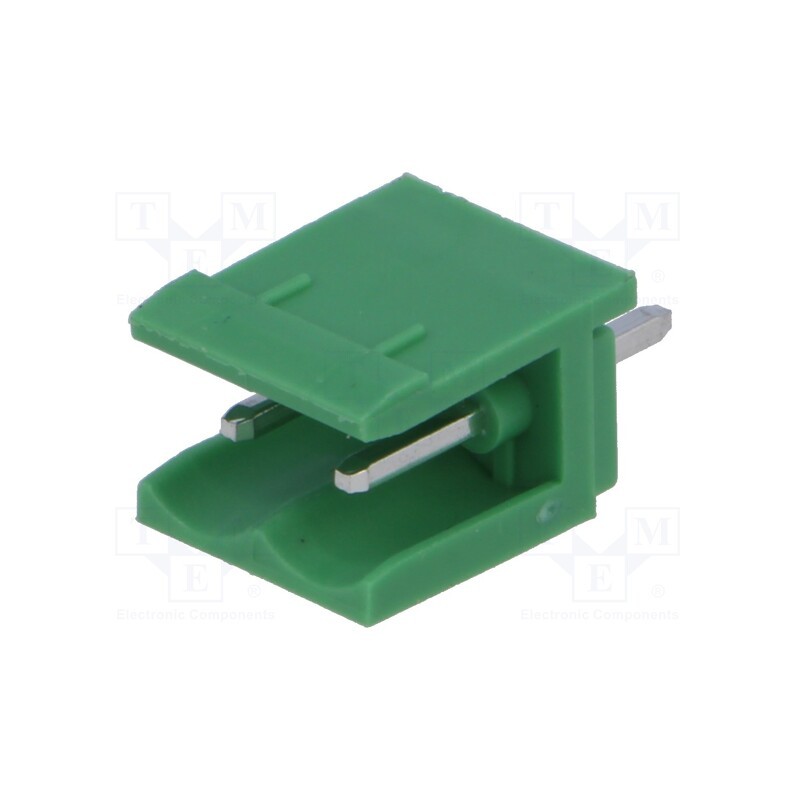 10 pcs : TBG-5-PB-2P/GN - Pluggable terminal block, Contacts ph: 5.08mm, ways: 2, straight