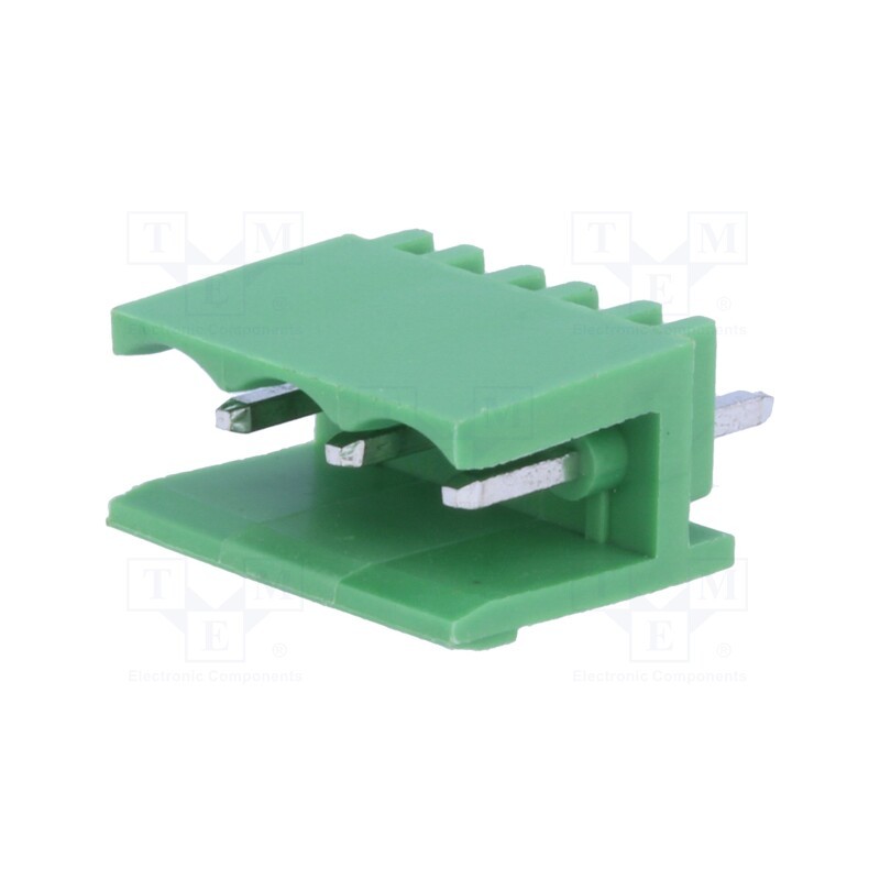 10 pcs : TBG-5-PB-3P/GN - Pluggable terminal block, Contacts ph: 5.08mm, ways: 3, straight