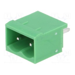 20 pcs : TBG-5-PW-2P/GN - Pluggable terminal block, Contacts ph: 5.08mm, ways: 2, straight