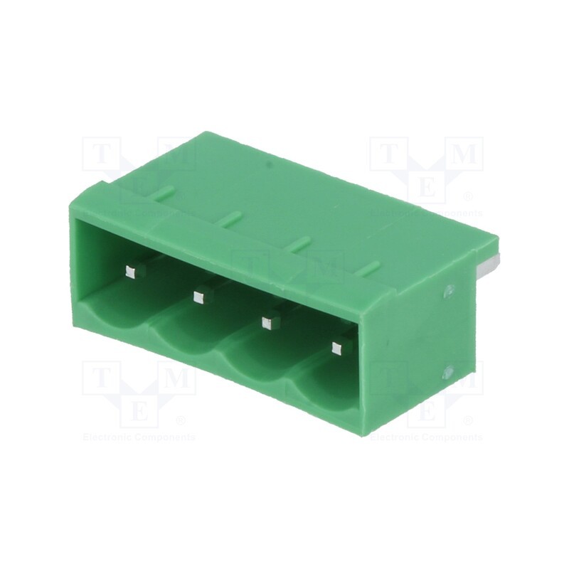 10 pcs : TBG-5-PW-4P/GN - Pluggable terminal block, Contacts ph: 5.08mm, ways: 4, straight