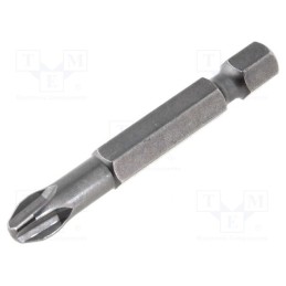 10 pcs : 5059815001 - Screwdriver bit, Phillips, PH3, Overall len: 50mm, TORSION