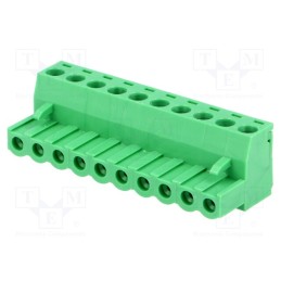 10 pcs : TBW-5-10P/GN - Pluggable terminal block, Contacts ph: 5.08mm, ways: 10, straight