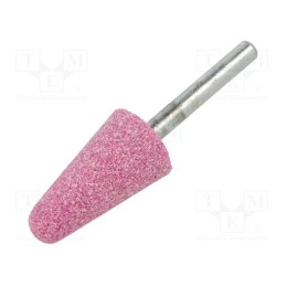 10 pcs : 902021 - Grindingstone, 6mm, metal,steel, ceramics, Mounting: rod 6mm