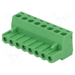 10 pcs : TBW-5-8P/GN - Pluggable terminal block, Contacts ph: 5.08mm, ways: 8, straight