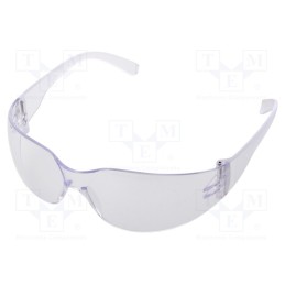 10 pcs : L1500700 - Safety spectacles, Lens: transparent, Resistance to: UV rays