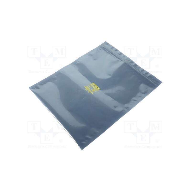 50 pcs : 20-872-0810 - Protection bag, ESD, L: 254mm, W: 203mm, Thk: 76um