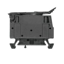 1 pcs - Weidmuller W Series Black Fused DIN Rail Terminal, Single-Level, Screw Termination