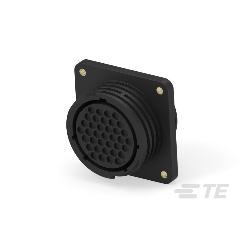 1 pcs - TE Connectivity, AMP CPC Connector Housing Panel Mount Socket, 600 V ac