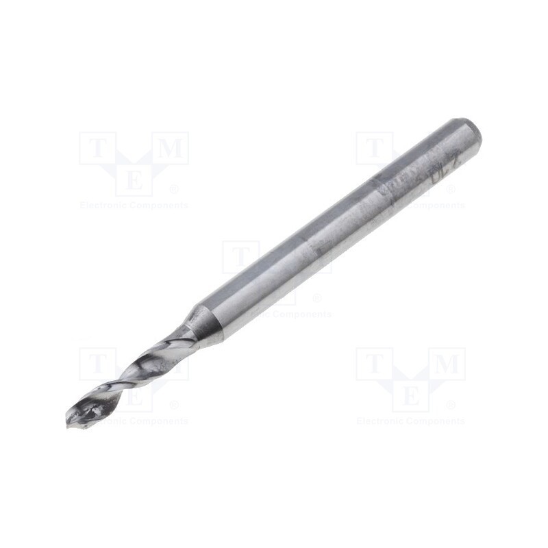 10 pcs : SM 32 M 2100 105 - Drill bit, Ø: 2.1mm, L: 38.2mm, PCB, 1/8' (3,175mm)