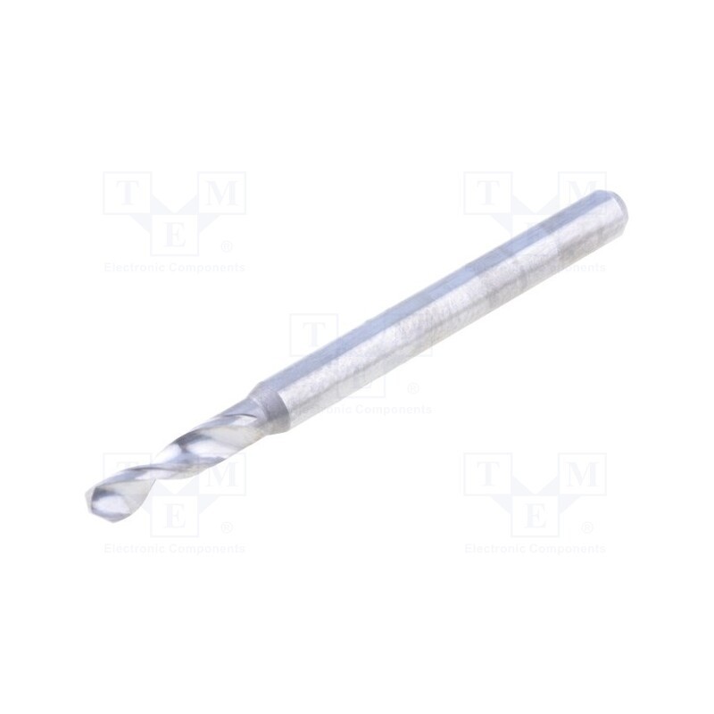 10 pcs : SM 32 M 2450 105 - Drill bit, Ø: 2.45mm, L: 38.2mm, PCB, 1/8' (3,175mm)