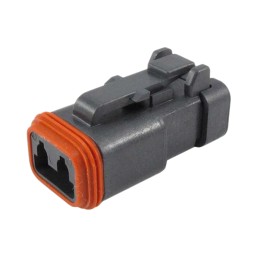 1 pcs - Deutsch, DT Automotive Connector Plug 2 Way