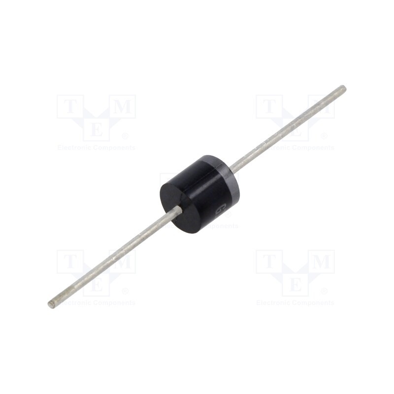 10 pcs : GI752-E3/54 - Diode: rectifying, THT, 200V, 6A, , Ifsm: 400A, P600, Ir: 1mA